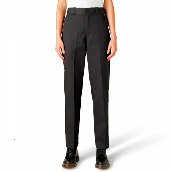 DICKIES 874 Original Fit Work Pants High Rise Size 6 Long - Picture 2 of 9